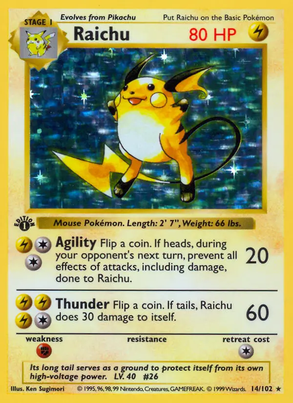 Card image of Raichu