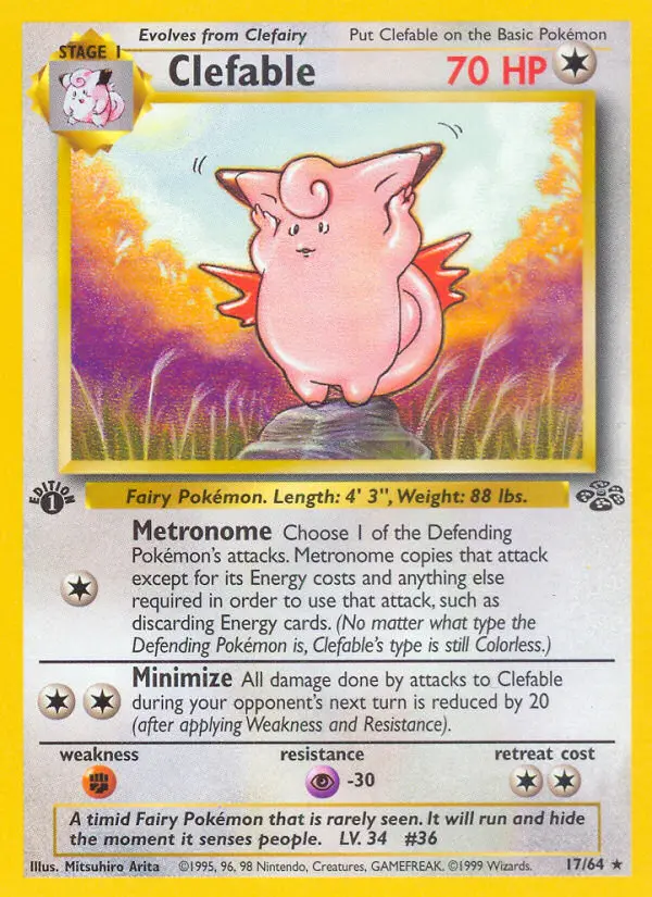Card image of Clefable