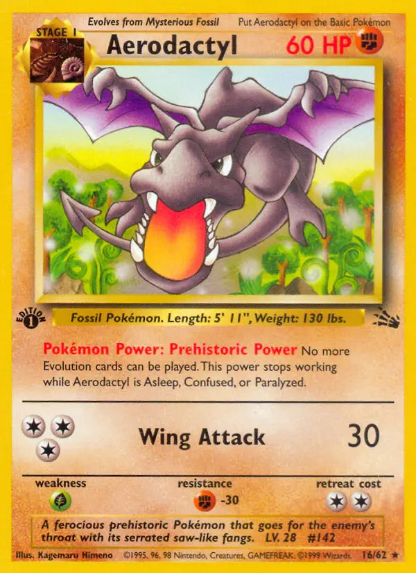 Card image of Aerodactyl