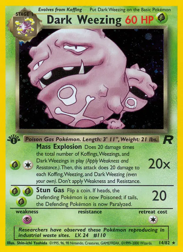 Card image of Dark Weezing