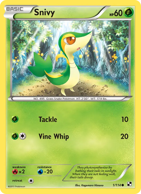 Card image of Snivy