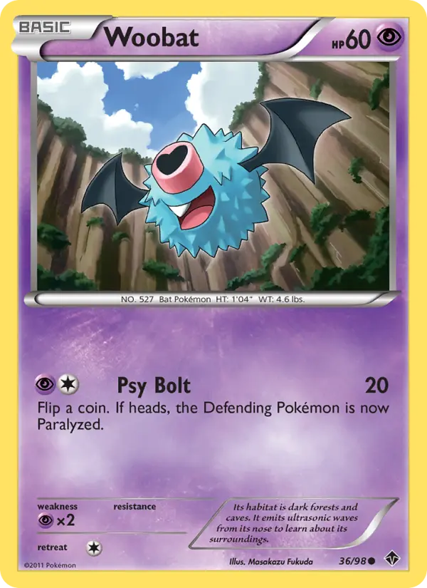 Card image of Woobat