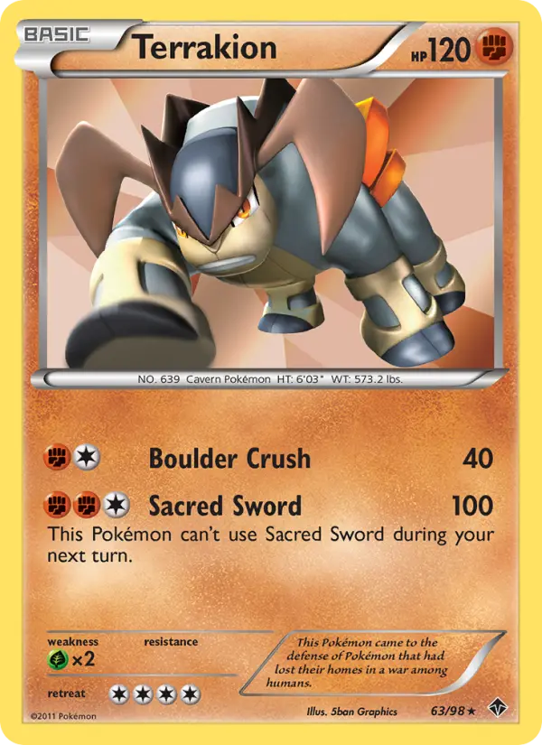 Card image of Terrakion