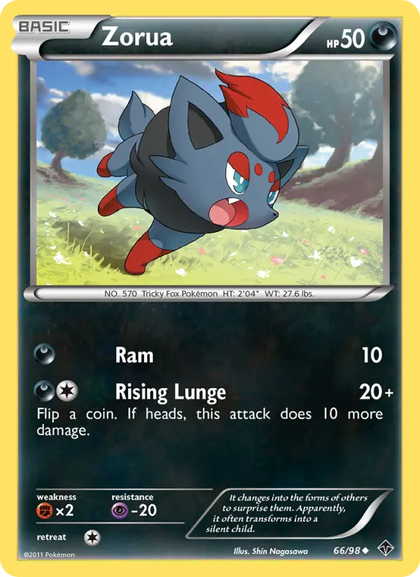 Card image of Zorua