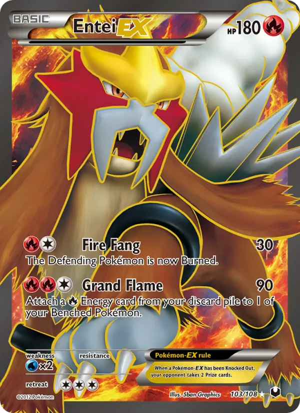 Card image of Entei-EX
