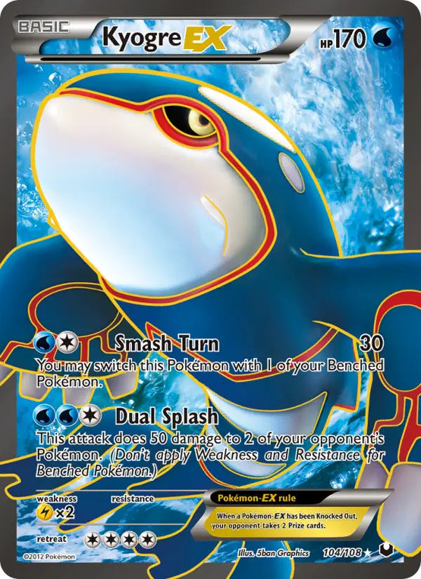 Card image of Kyogre-EX