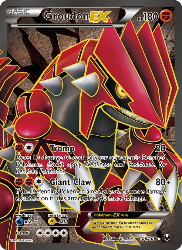 Card image of Groudon-EX