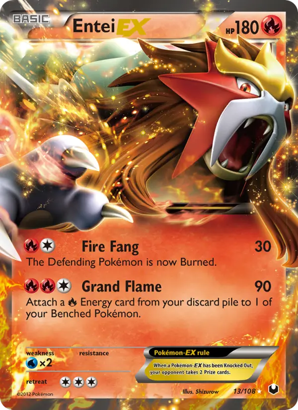 Card image of Entei-EX
