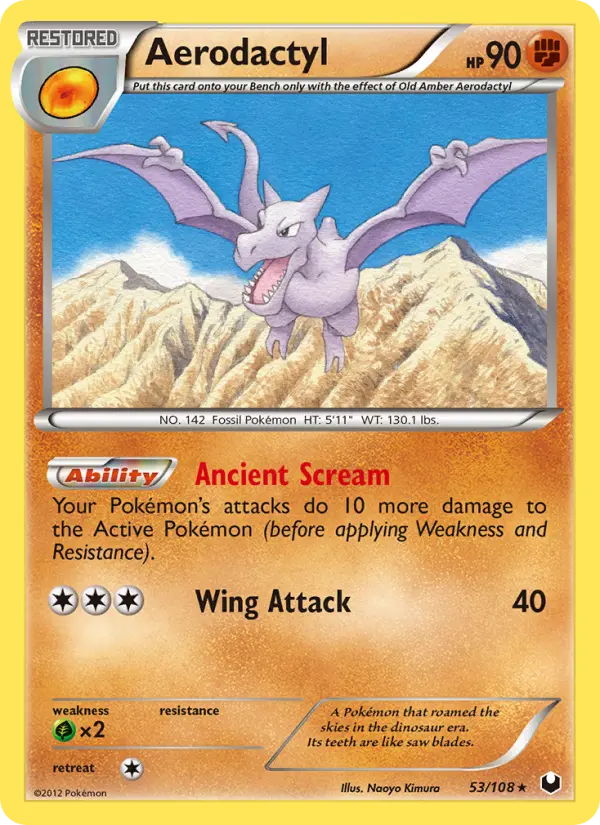 Card image of Aerodactyl