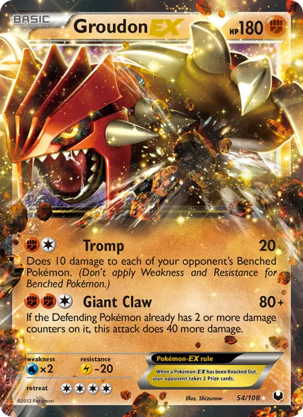 Card image of Groudon-EX