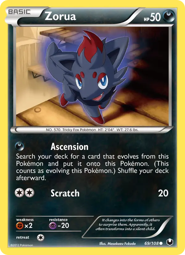 Card image of Zorua
