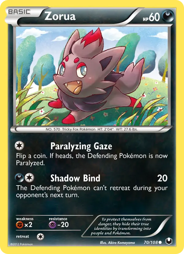 Card image of Zorua