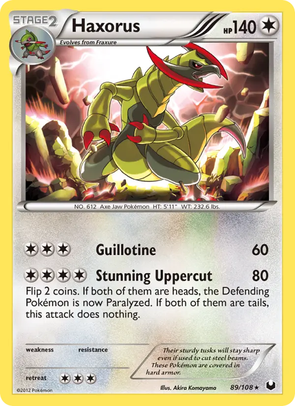 Card image of Haxorus