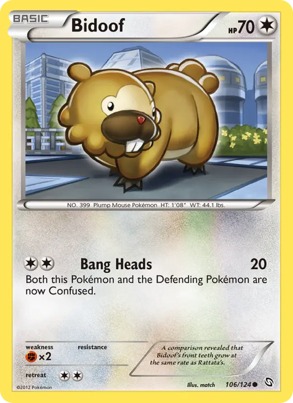 Card image of Bidoof