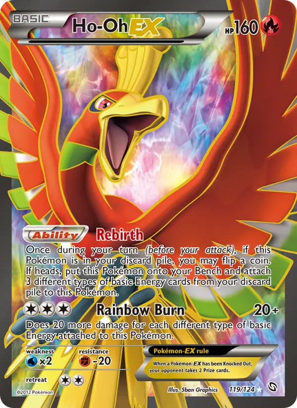 Card image of Ho-Oh-EX