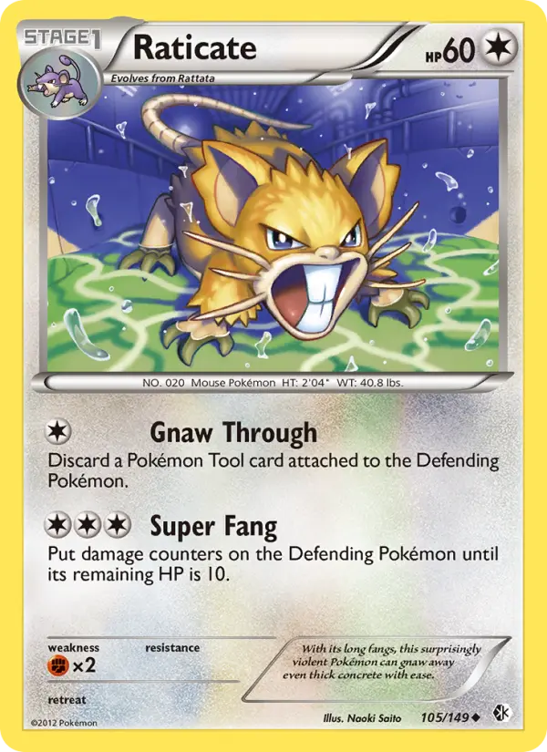 Card image of Raticate
