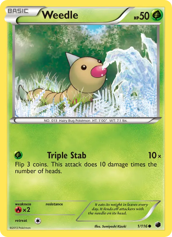Card image of Weedle
