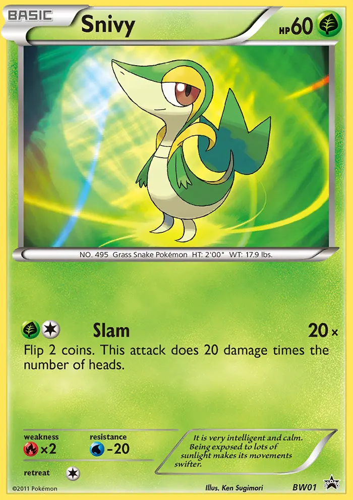 Card image of Snivy