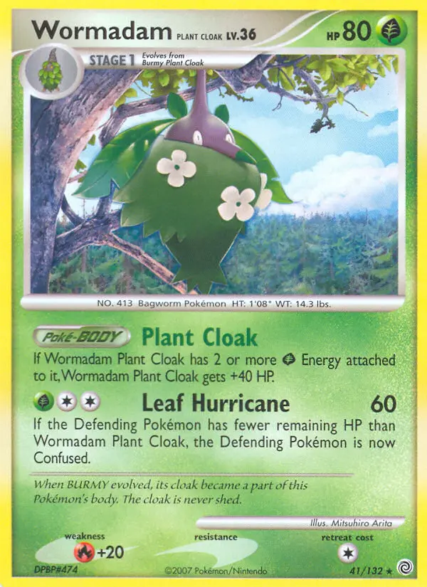 Card image of Wormadam Plant Cloak