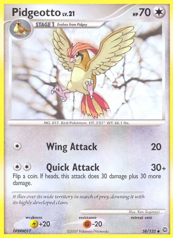Card image of Pidgeotto