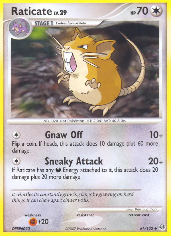 Card image of Raticate