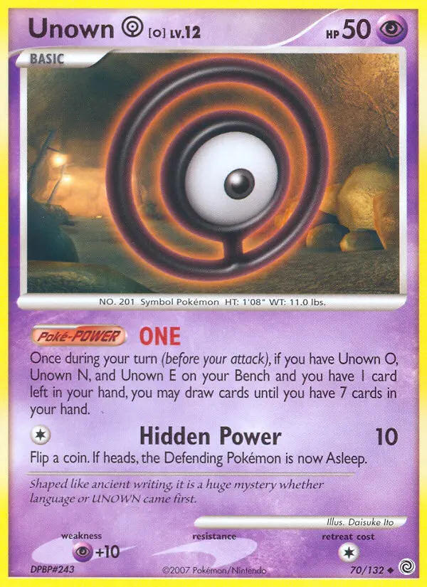 Card image of Unown O
