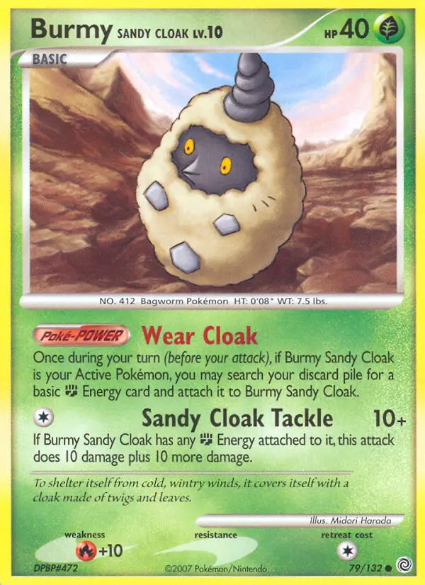 Card image of Burmy Sandy Cloak