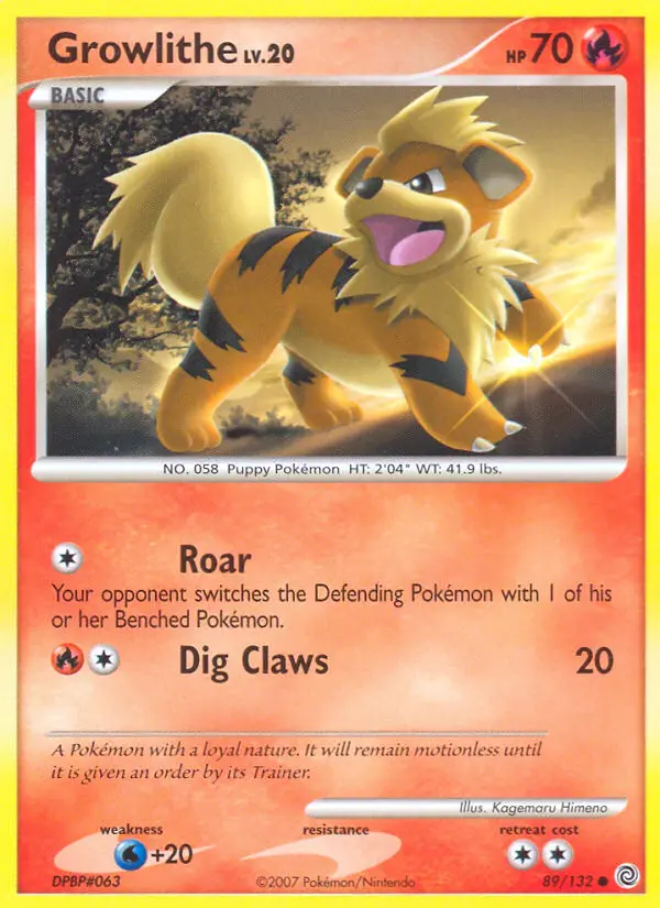Card image of Growlithe