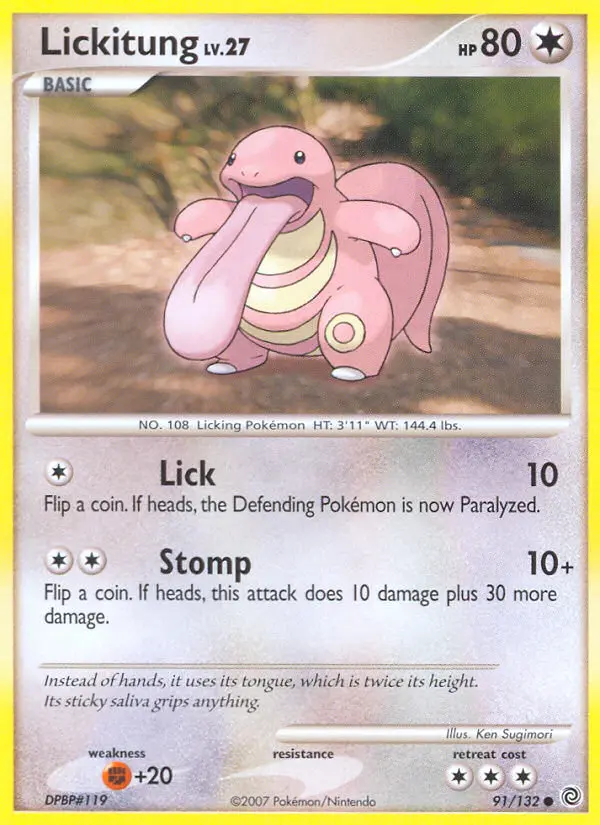 Card image of Lickitung