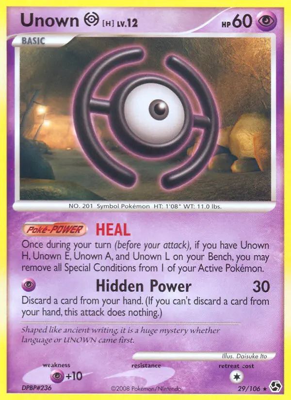 Card image of Unown H