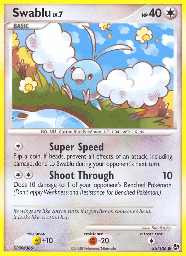 Card image of Swablu