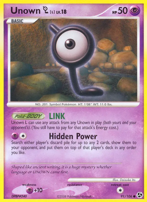 Card image of Unown L