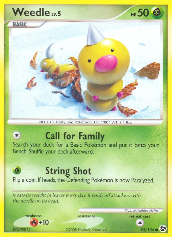 Card image of Weedle