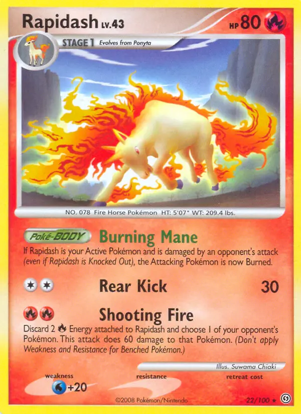 Card image of Rapidash
