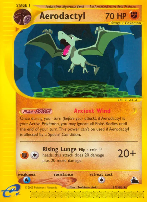 Card image of Aerodactyl