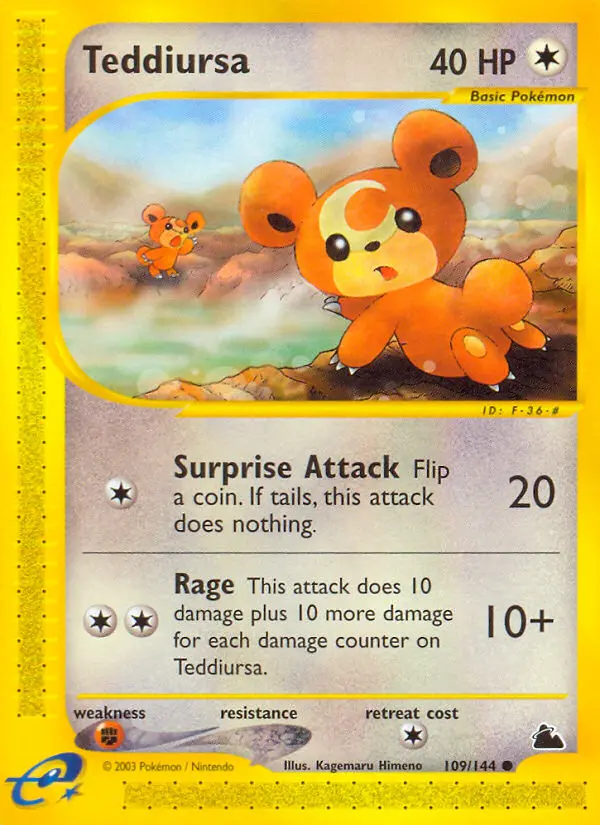 Card image of Teddiursa