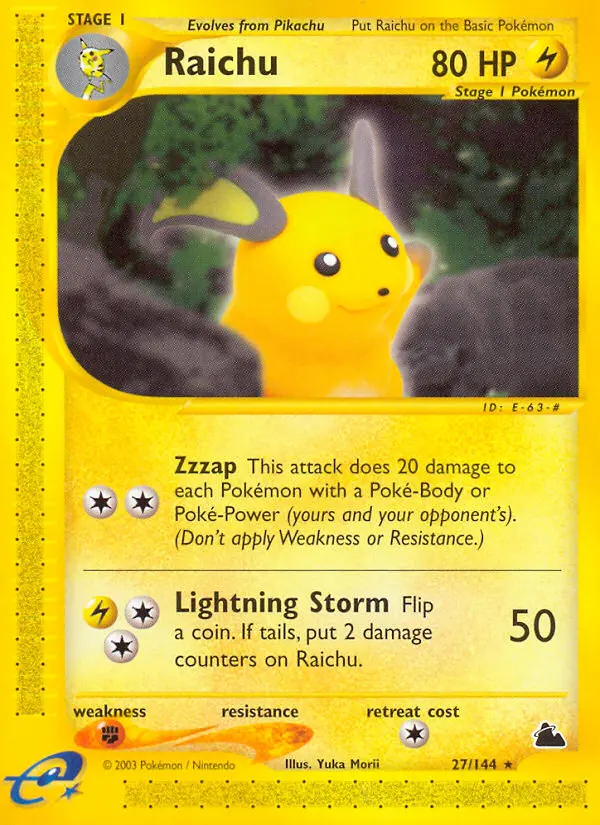 Card image of Raichu