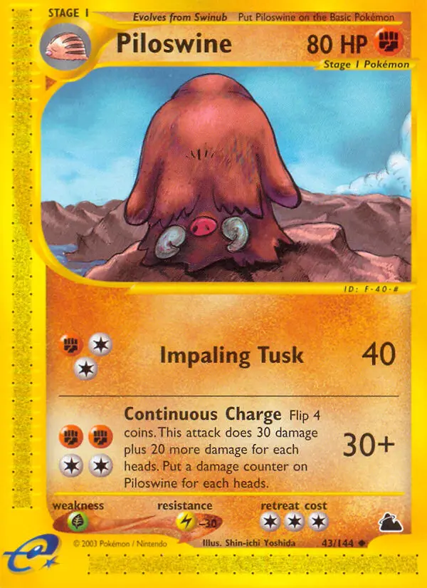 Card image of Piloswine