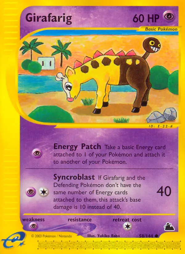 Card image of Girafarig