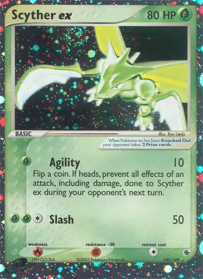 Card image of Scyther ex