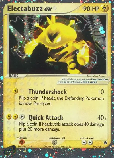 Card image of Electabuzz ex