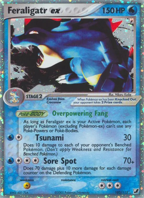 Card image of Feraligatr ex