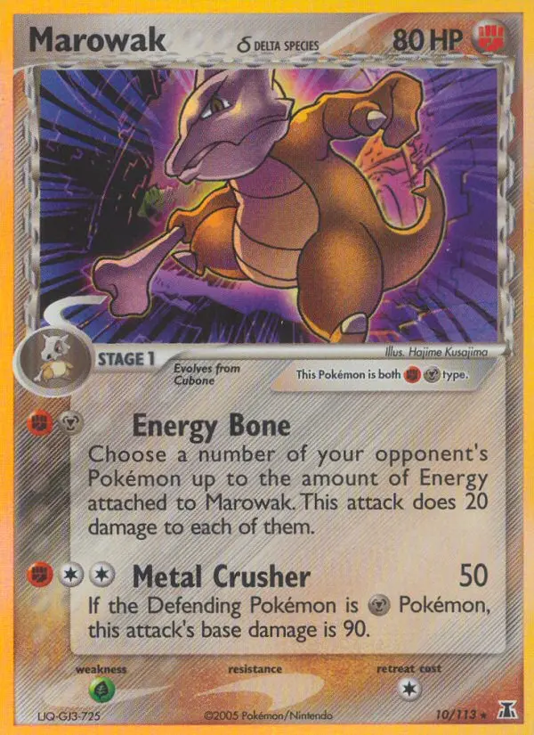 Card image of Marowak δ