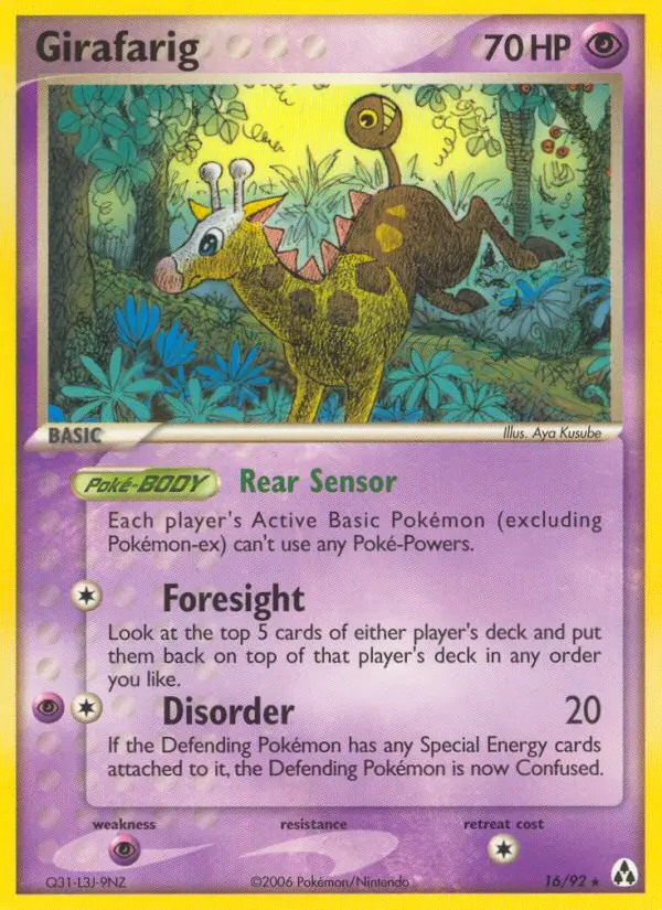 Card image of Girafarig