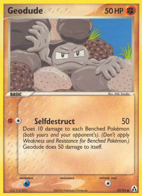 Card image of Geodude