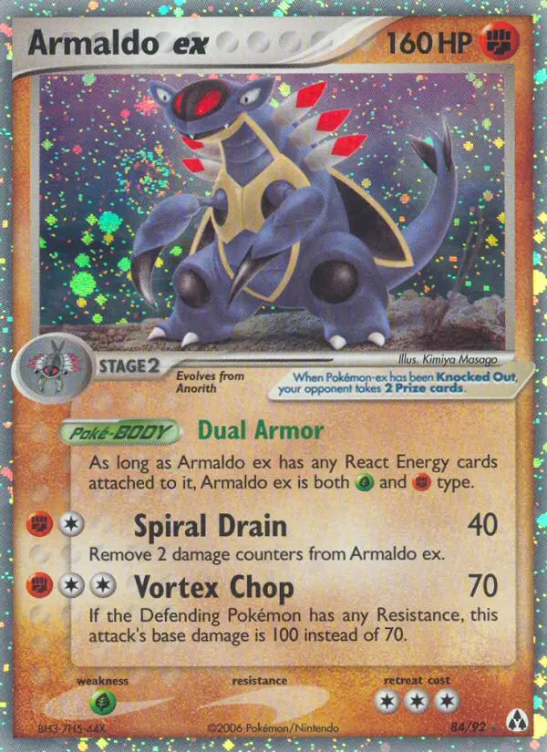 Card image of Armaldo ex