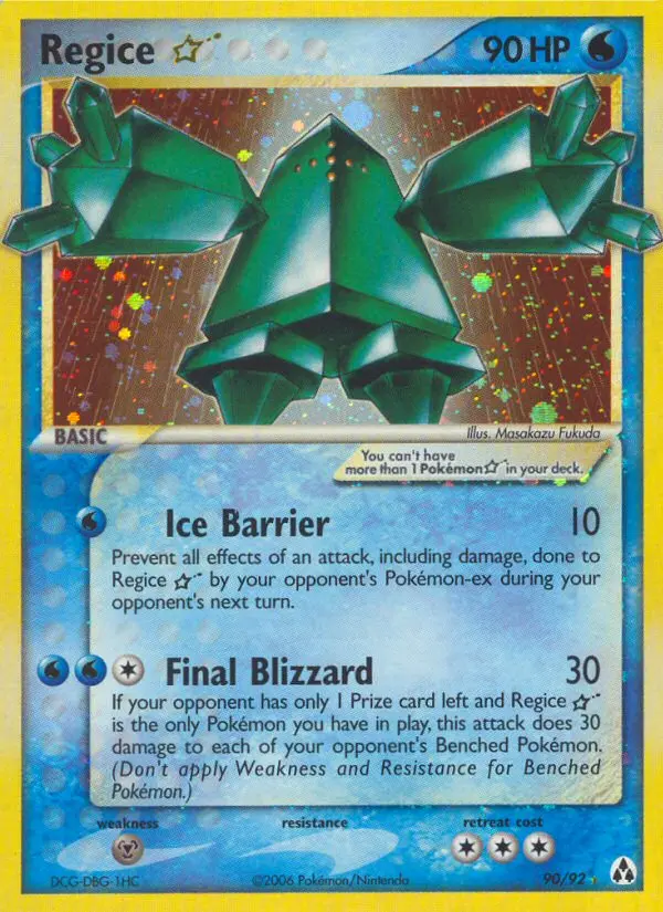 Card image of Regice Star
