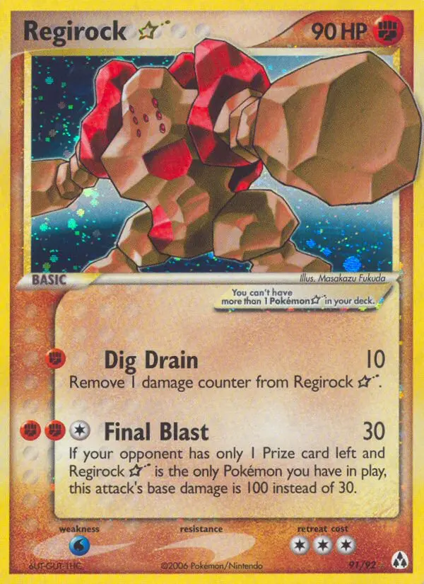 Card image of Regirock Star
