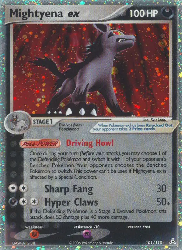 Card image of Mightyena ex