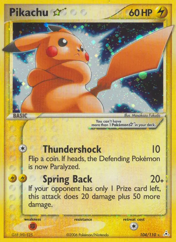 Card image of Pikachu Star
